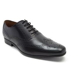 Оксфордские броги в строгом стиле, кожаные туфли на шнуровке &apos;Portland&apos; Thomas Crick, черный