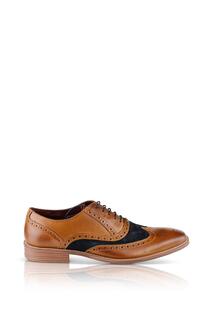 Оксфордские туфли-броги Lennox Silver Street London, коричневый