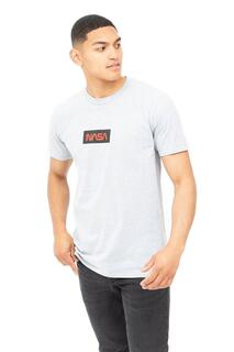 Хлопковая футболка с логотипом Box NASA, серый