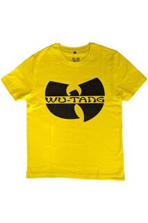 Хлопковая футболка с логотипом Wu-Tang Clan, желтый
