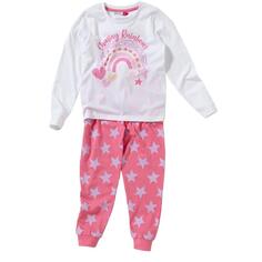 Пижамный комплект для девочек в погоне за радугой Cozy n Dozy, розовый