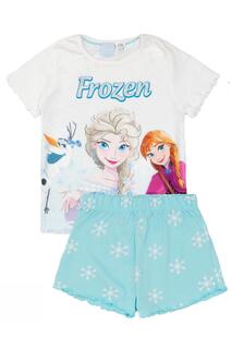 Короткий пижамный комплект «Анна и Эльза» Frozen, синий