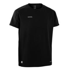 Футбольная рубашка с короткими рукавами Decathlon Viralto Solo Kipsta, черный