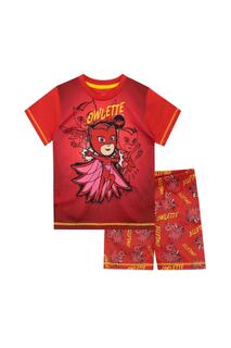 Короткая пижама Owlette PJ Masks, красный