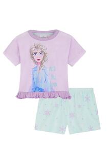 Пижамный комплект Frozen Shortie Disney, мультиколор