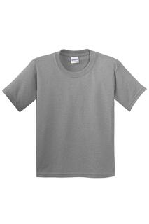 Молодежная футболка из плотного хлопка Gildan, серый