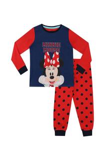 Пижама в горошек с Минни Маус Disney, красный