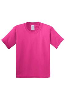Молодежная футболка из плотного хлопка Gildan, розовый