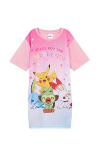 Ночная рубашка с коротким рукавом Pokemon, мультиколор Pokémon
