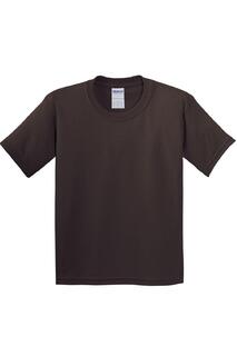 Молодежная футболка из плотного хлопка Gildan, коричневый