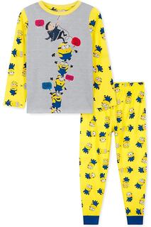 Длинный пижамный комплект Minions, желтый