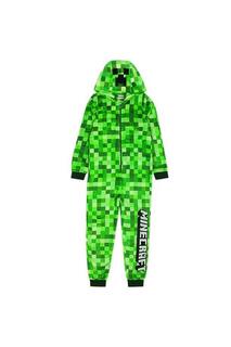 Боди Creeper Pixel Minecraft, зеленый