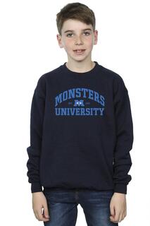 Толстовка с логотипом Университета монстров Disney, темно-синий