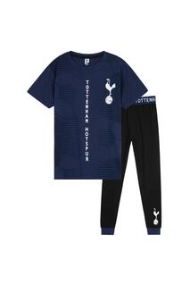Пижамный комплект для футбольных фанатов, футболка и брюки Tottenham Hotspur FC, мультиколор