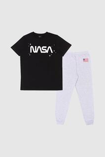 Космическая пижама NASA, серый