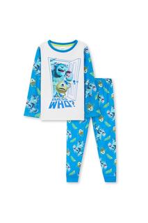 Пижамный комплект с длинными рукавами Monsters Inc — низ и верх Disney, мультиколор