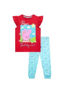 Хлопковая пижама «Лучший день на свете» Peppa Pig, мультиколор