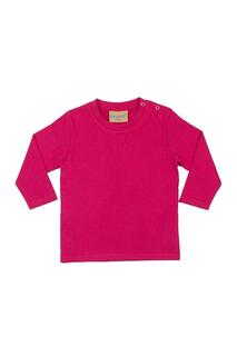 Простая футболка с длинным рукавом Larkwood, розовый