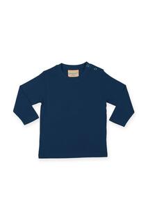 Простая футболка с длинным рукавом Larkwood, темно-синий