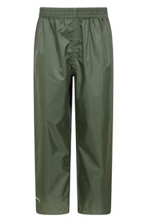 Водонепроницаемые брюки Pakka, дождевые брюки с проклеенными швами Mountain Warehouse, хаки