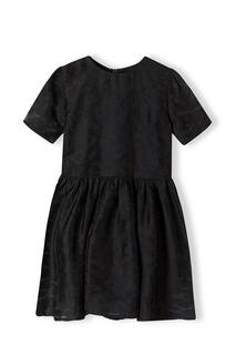Вечернее платье из жаккардовой органзы Minoti, черный