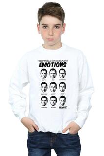 Толстовка Sheldon Emotions The Big Bang Theory, белый