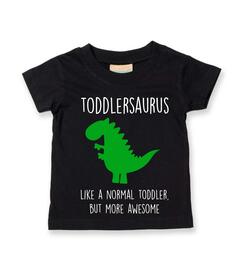 Рубашка с динозавром для малышей 60 SECOND MAKEOVER, черный