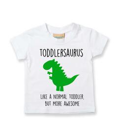 Рубашка с динозавром для малышей 60 SECOND MAKEOVER, белый