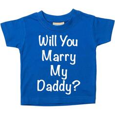 Ты выйдешь замуж за моего папу? Голубая рубашка 60 SECOND MAKEOVER, синий