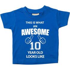 Вот как выглядит потрясающая футболка 10-летнего ребенка 60 SECOND MAKEOVER, синий
