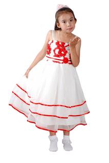 Вечернее платье с цветочным принтом Cinda, красный