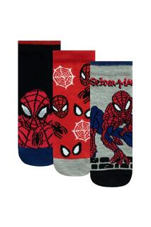 Набор носков «Человек-паук», 3 шт. Marvel, мультиколор