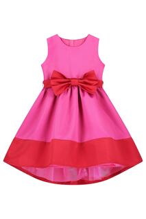 Атласное вечернее платье с бантом Florence HOLLY HASTIE, розовый