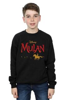 Толстовка с логотипом фильма «Мулан» Disney, черный