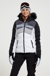 Зимнее пальто с капюшоном и утепленной лыжной курткой Cascade Mountain Warehouse, белый
