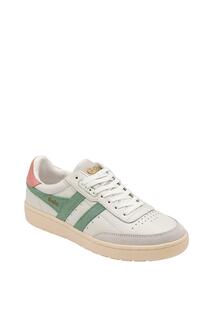 Кроссовки &apos;Falcon&apos; Leather Lace-Up Trainers Gola, белый