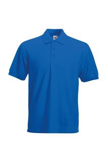Рубашка поло с короткими рукавами из тяжелого пике 65/35 Fruit of the Loom, синий