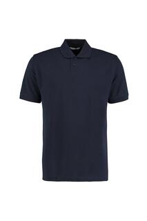 Рубашка поло стандартного кроя Workforce из пике Kustom Kit, темно-синий