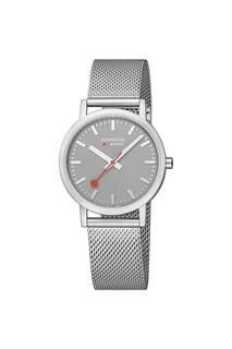 Классические аналоговые часы серого цвета из нержавеющей стали — A660.30314.80Sbj Mondaine, серый