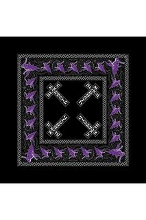 Бандана с крестом и логотипом Black Sabbath, черный