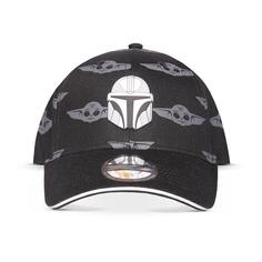 Нашивка на шлем мандалорца и регулируемая бейсболка с принтом Grogu, черно-серая (BA750483STW) Star Wars, мультиколор