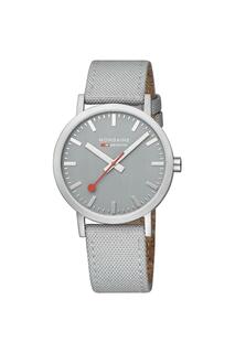 Классические аналоговые часы серого цвета из нержавеющей стали — A660.30360.80Sbh Mondaine, серый
