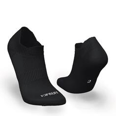 Невидимые тонкие носки для бега Decathlon Run500 X2 Kiprun, черный