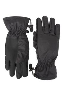 Классические водонепроницаемые перчатки Текстурированные перчатки на флисовой подкладке Mountain Warehouse, черный
