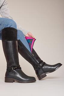 Классические женские кожаные ботинки для верховой езды Cassatt Moshulu, черный