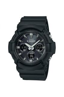 Классические комбинированные часы G-Shock с солнечной батареей из пластика и смолы — Gaw-100B-1Aer Casio, черный