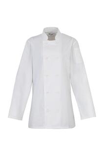 Куртка Chefs с длинными рукавами Одежда для шеф-поваров Premier, белый Premier.