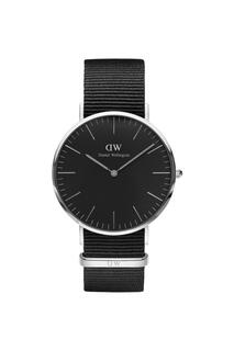 Классические кварцевые часы Classic 40 Cornwall из нержавеющей стали — Dw00100149 Daniel Wellington, черный