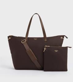 Нейлоновая сумка Wanderer Weekender с сумочкой OSPREY LONDON, коричневый
