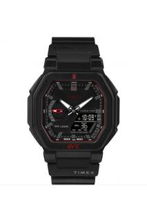Классические комбинированные часы UFC Strength из пластика и смолы — Tw2V55200 Timex, черный
